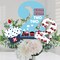 Big Dot of Happiness 2nd Birthday Railroad Party Crossing - Steam Train Second Birthday Party Centerpiece Sticks - Table Toppers - Set of 15